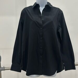 Easy Care Jones New York Signature Black Blouse